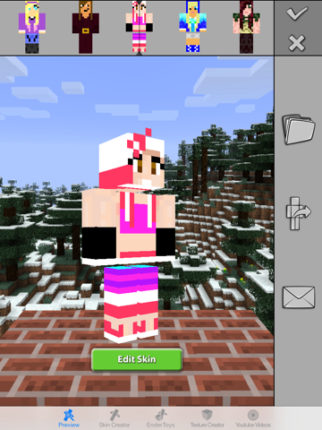 Screenshot #5 pour Girls Skins Pro for Minecraft Game Textures Skin