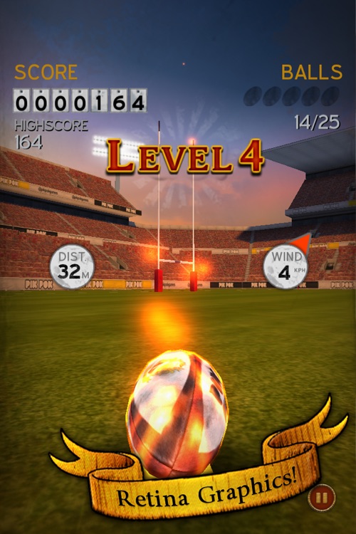 Flick Kick Rugby Kickoff