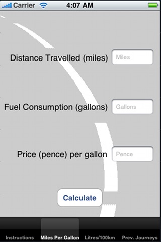 Miles Per Gallon Calculator screenshot 2