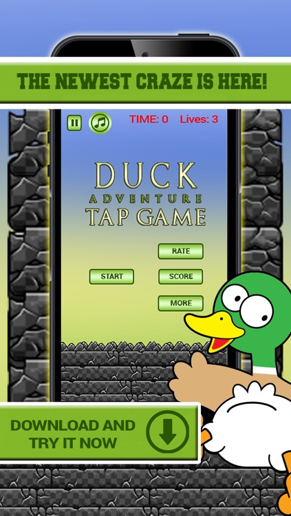 Duck Flying Adventure PRO - Tapping Skill Game