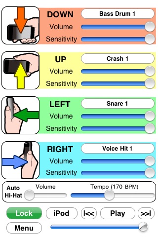 MotionDrum Lite screenshot 3