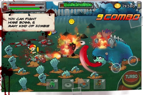 Zombie&Lawn Free screenshot 4