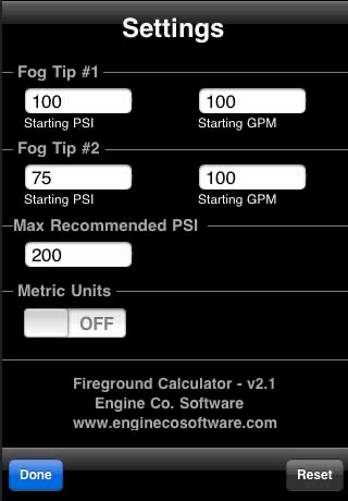 Fireground Calculator screenshot 3