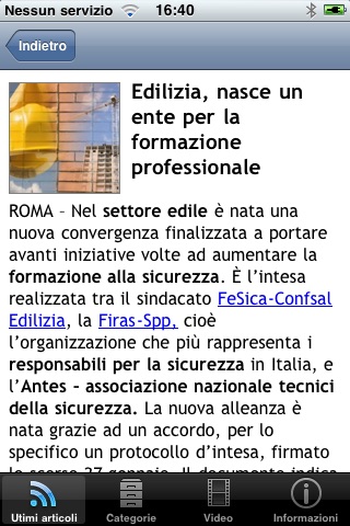 Quotidiano Sicurezza screenshot 2