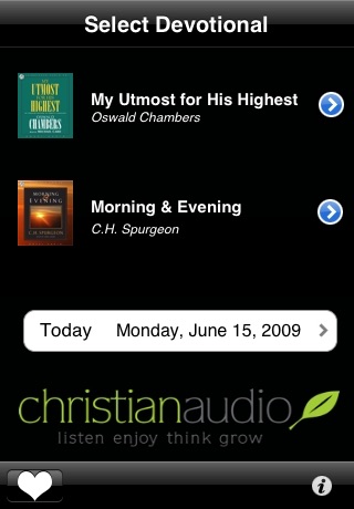 iDevotional: a daily audio devotional screenshot 4