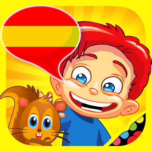 Spanish for kids: play, learn and discover the world - children learn a language through play activities: fun quizzes, flash card games and puzzles icon