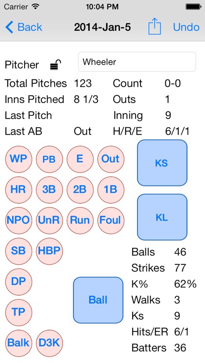 Full Count Pitch Counter