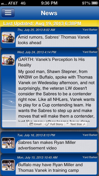 Buffalo Hockey Live screenshot-3
