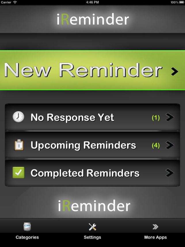 ‎iReminder (Reminder and To Do list) Screenshot