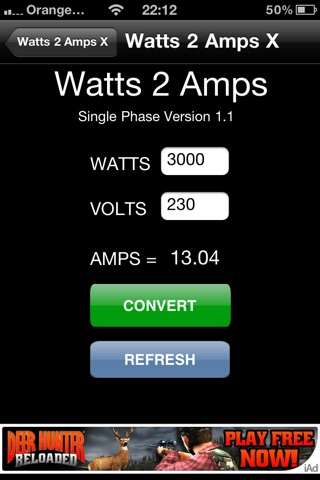 Watts 2 Amps Extended screenshot 3