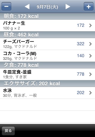 カロリーマスター (ダイエット管理) screenshot 3