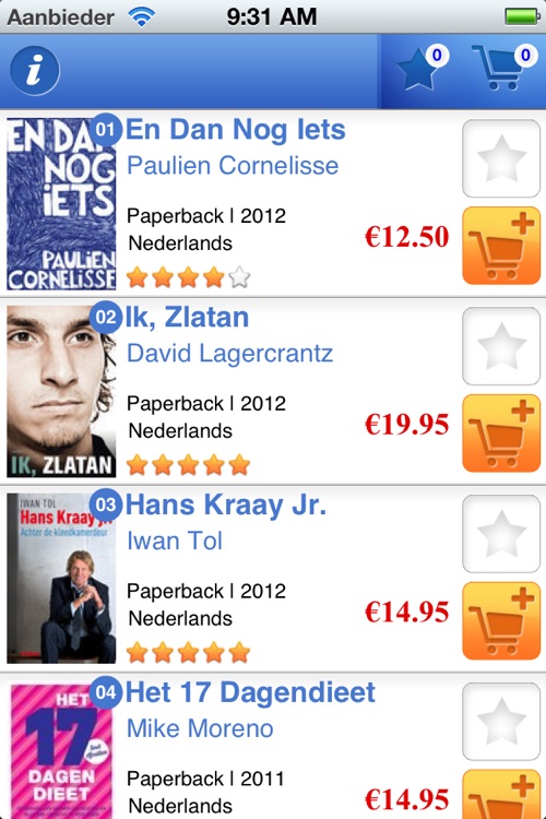 Boeken Top 100 app voor bol.com