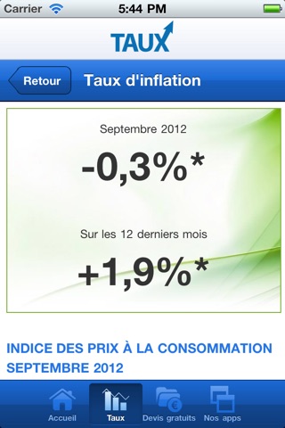 Taux screenshot 2