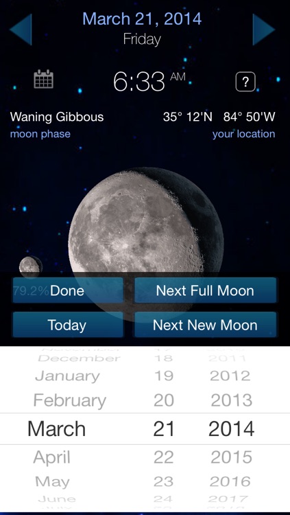 It's A Better Clock Full - Weather forecaster and Lunar Phase calendar