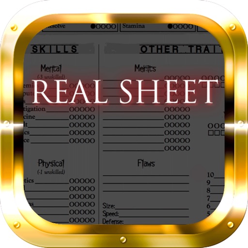 Real Sheet: Exalted