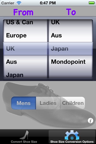 International Shoe Sizes screenshot 4