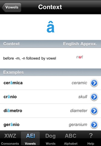 Decoder PORTUGUESE (European) Pronunciation Guide screenshot 3