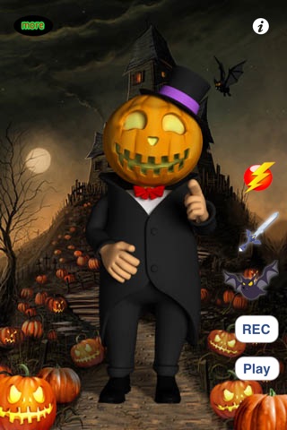 Talking Mr. Halloween for iPhone screenshot 4