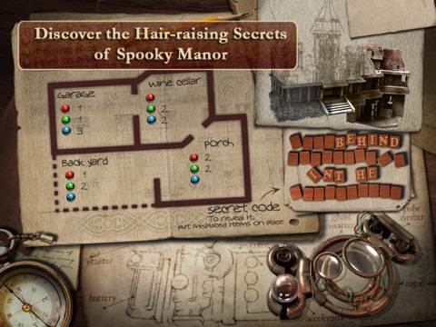 Mortimer Beckett and the Secrets of Spooky Manor for iPad LITE screenshot 3