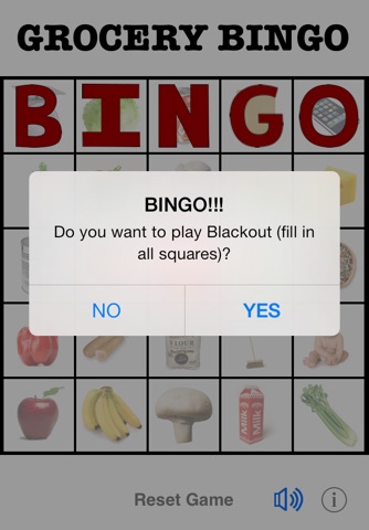 Grocery Bingo screenshot 2