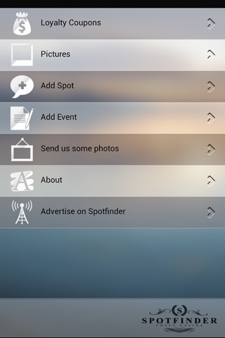 spotfinder. screenshot 3