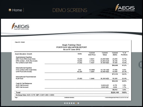 Aegis Investment Admin screenshot 3