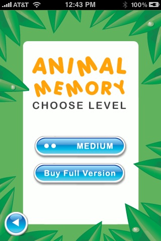 Educational Animal Memory Game - Lite screenshot 3