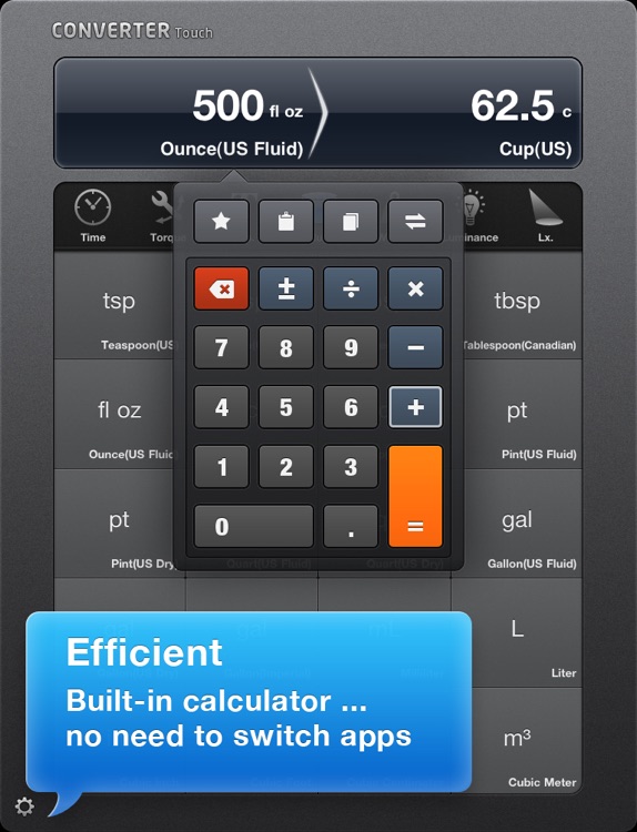 Converter Touch HD ~ Fastest Unit Converter