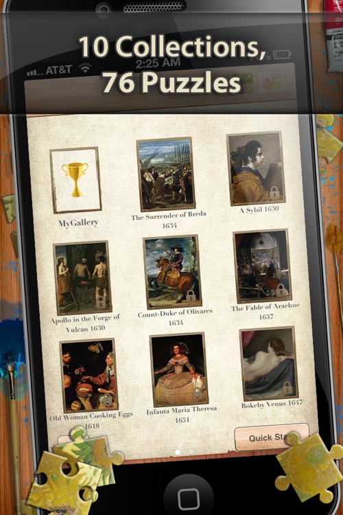 Diego Velazquez Jigsaw Puzzles - Play with Paintings. Prominent Masterpieces to recognize and put together