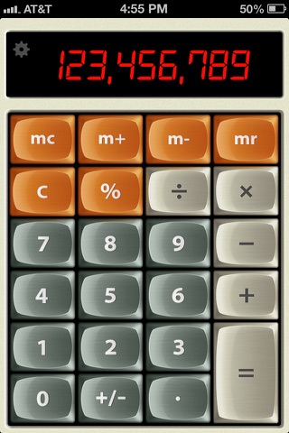 Calculator X Free -Simple Classic Designs screenshot 2