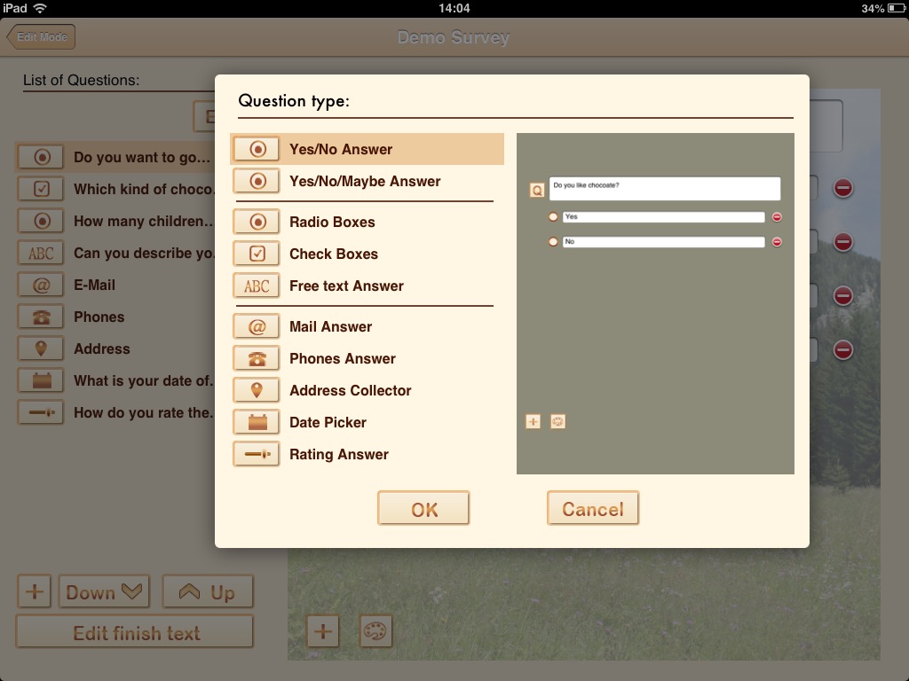 Survey Master Lite screenshot 2