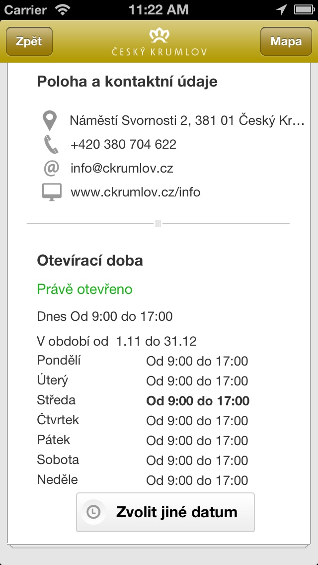 Český Krumlov Screenshot on iOS