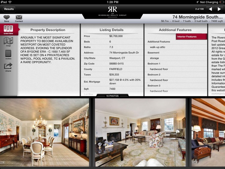 Fairfield CT Realty for iPad