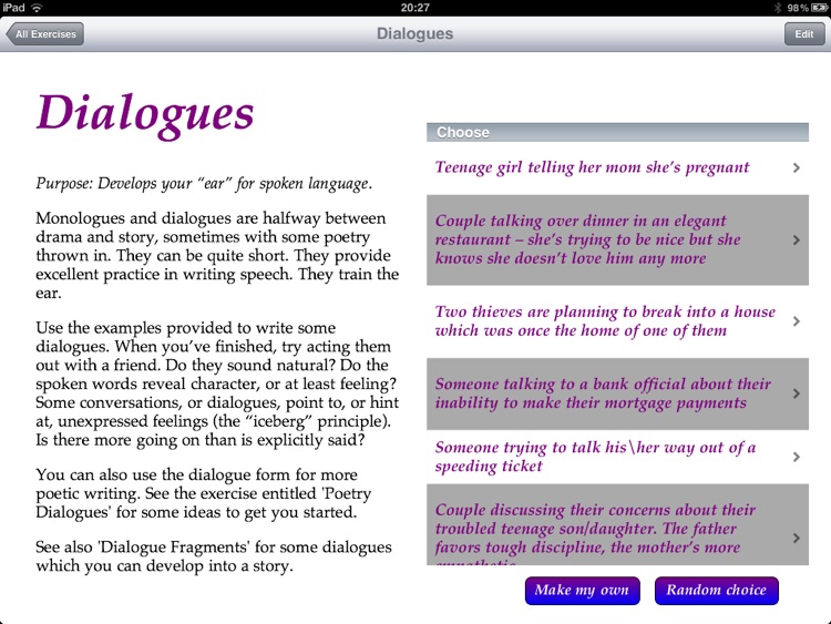 Creative Writing