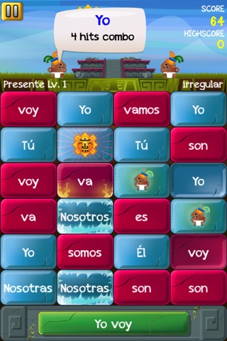 Verb Challenge Spanish screenshot 2