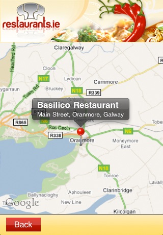 Restaurants Ireland screenshot 3