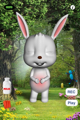 A Talking Baby Bunny for iPhone -  The  Talking Apps & Game screenshot 2