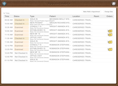 Nimble EMR screenshot 2