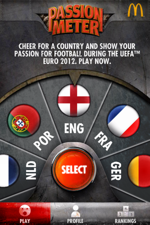 Passion-meter McDonald's Euro 2012(圖2)-速報App