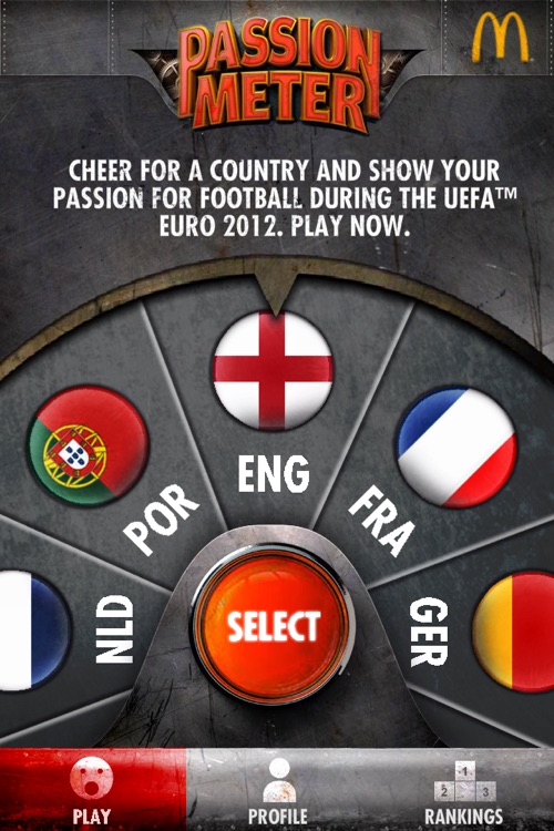 Passion-meter McDonald's Euro 2012