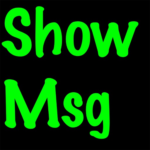 Show Msg iOS App