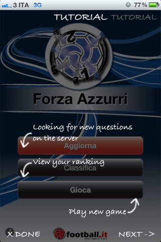 iFootball Azzurri lite screenshot 2