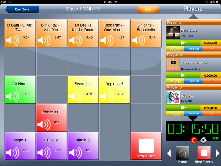 Instant Audio Cartwall Soundboard PRO for iPad