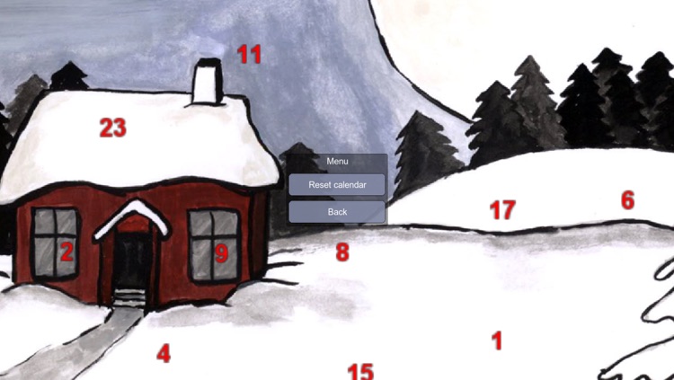 Hand Drawn Advent Calendar Free