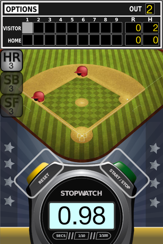 StopWatch Baseball Free screenshot 3