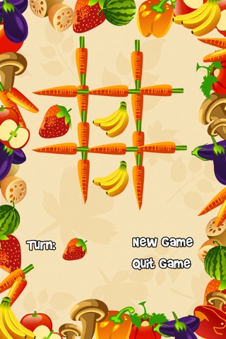 Fruit Tac Toe Free - A Fruity Tic Tac Toe Adventure! screenshot 2