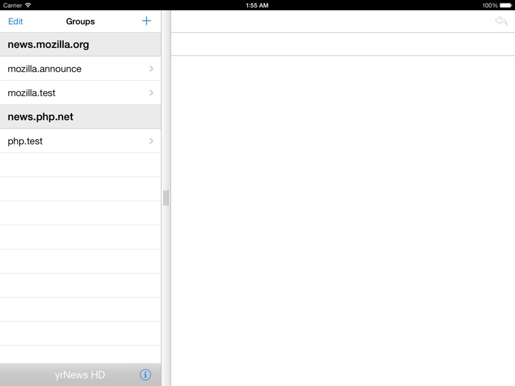 yrNews Usenet Reader HD