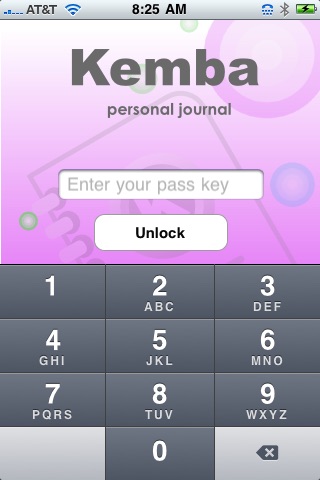 Kemba - personal journal screenshot 4
