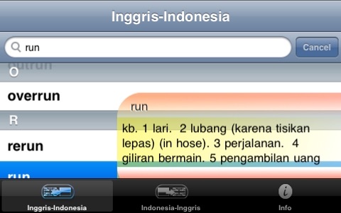 iKamus English screenshot 2