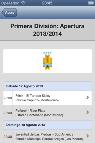 Uruguay Premier League screenshot 4
